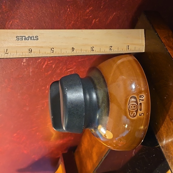 VTG Telephone/Railroad SBT 5-78 Porcelain Electric Line Insulator - Made… - Picture 2 of 7